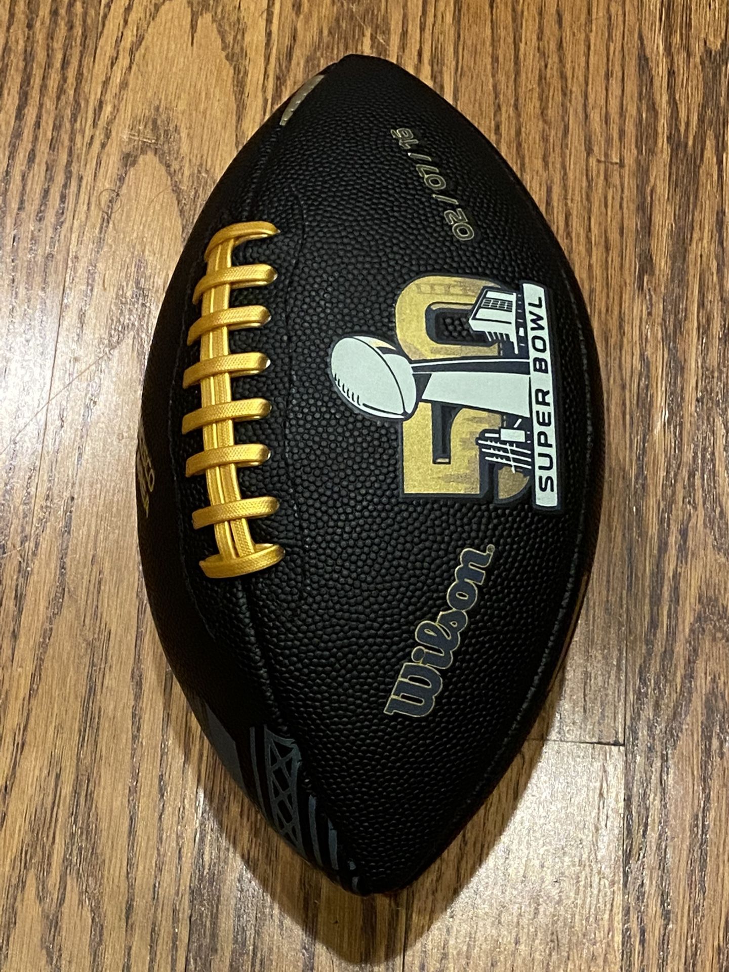 Super Bowl 50 Wilson San Francisco Bay Area Commemorative...