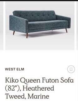 West elm futon