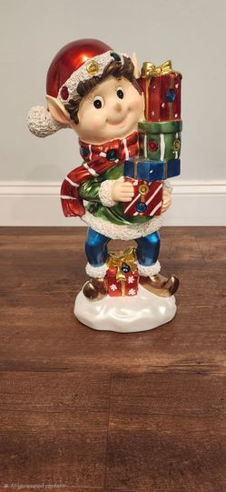 Kringle Express indoor/outdoor lit elf
