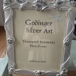 New Silver Plated  Wedding Frame,  GODINGER.