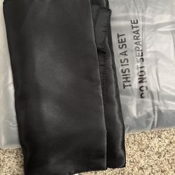 Satin Black Table Runners