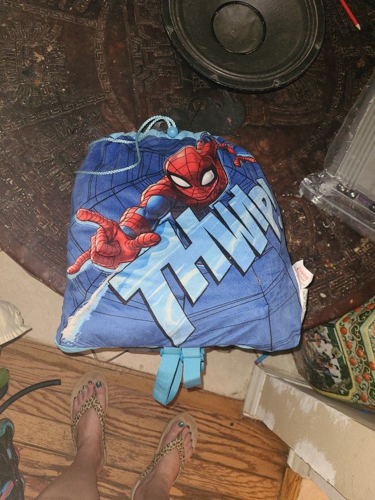 Book bag/pillow/sleeping bag