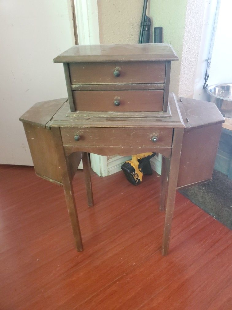 Antique Sewing Box