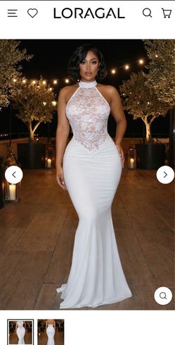 Party, bridal, white dress and black dress. Never worn.