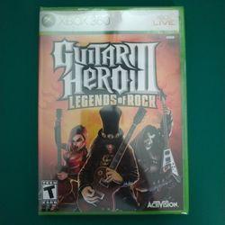 Sealed Guitar Hero III 3 Legends Of Rock For Xbox 360