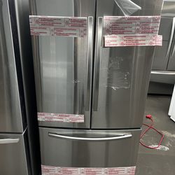 New Open Box Samsung Stainless Steel French Style Refrigerator 