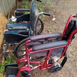 Two Nice Wheelchairs And An Old Trunk