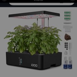 iDOO Hydroponics Growing System Kit 12Pods, Gardening