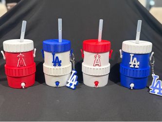Dodgers / Angels koozies 3d printed