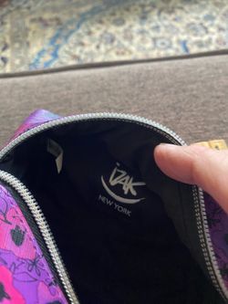Izak New York Floral Zip Pouch