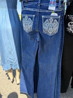 Woman High-waist Boot Cut Jeans