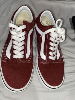 Burgundy Vans