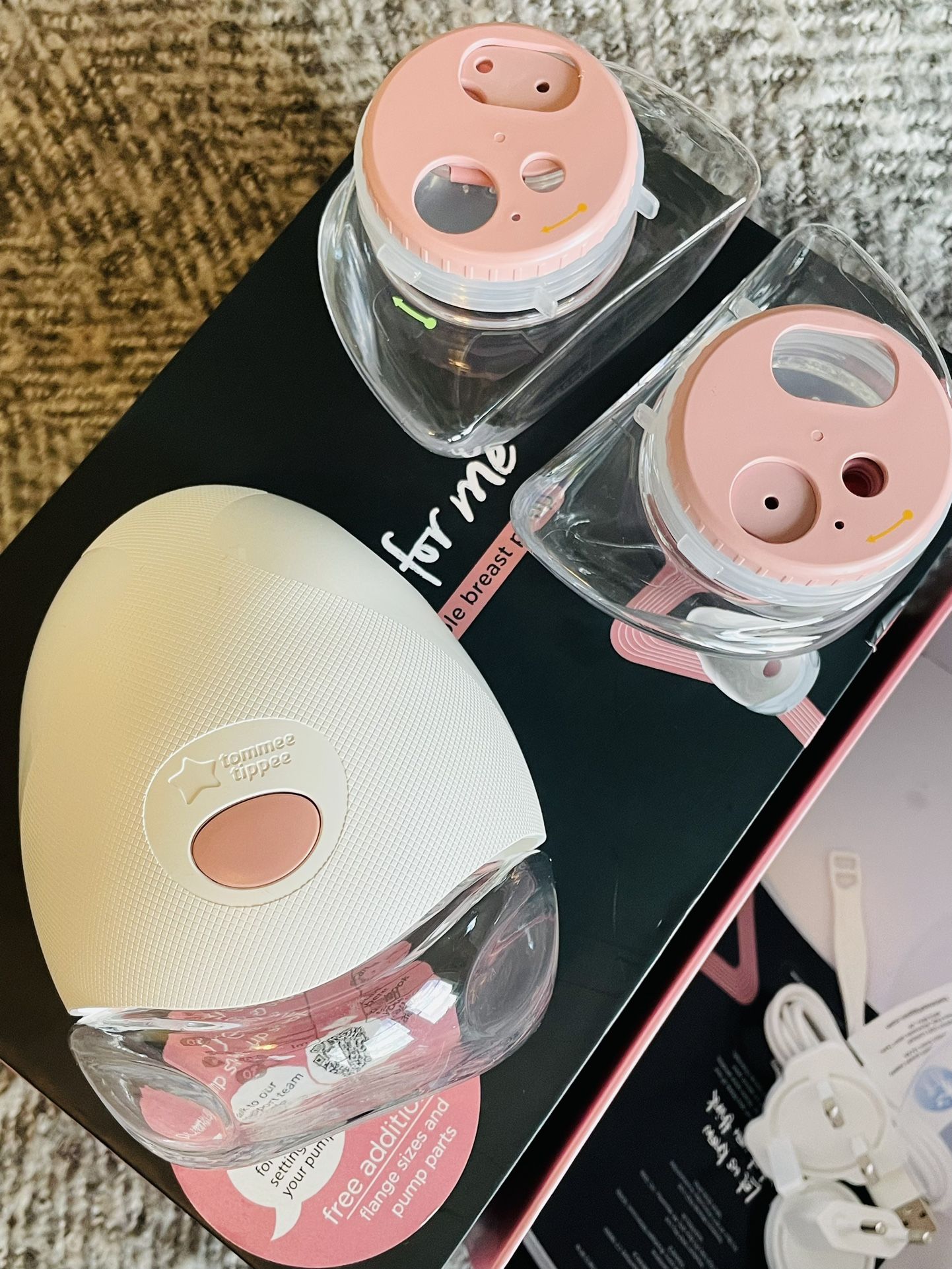 New Tommee Tippee Made for Me Wearable Breast Pump, Double