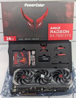 PowerColor Red Devil AMD Radeon RX 7900 XTX 24GB GDDR6 Graphics Card - Complete with Box