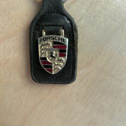 Vintage Porsche keychain