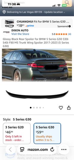 BMW Spoiler 5 Series