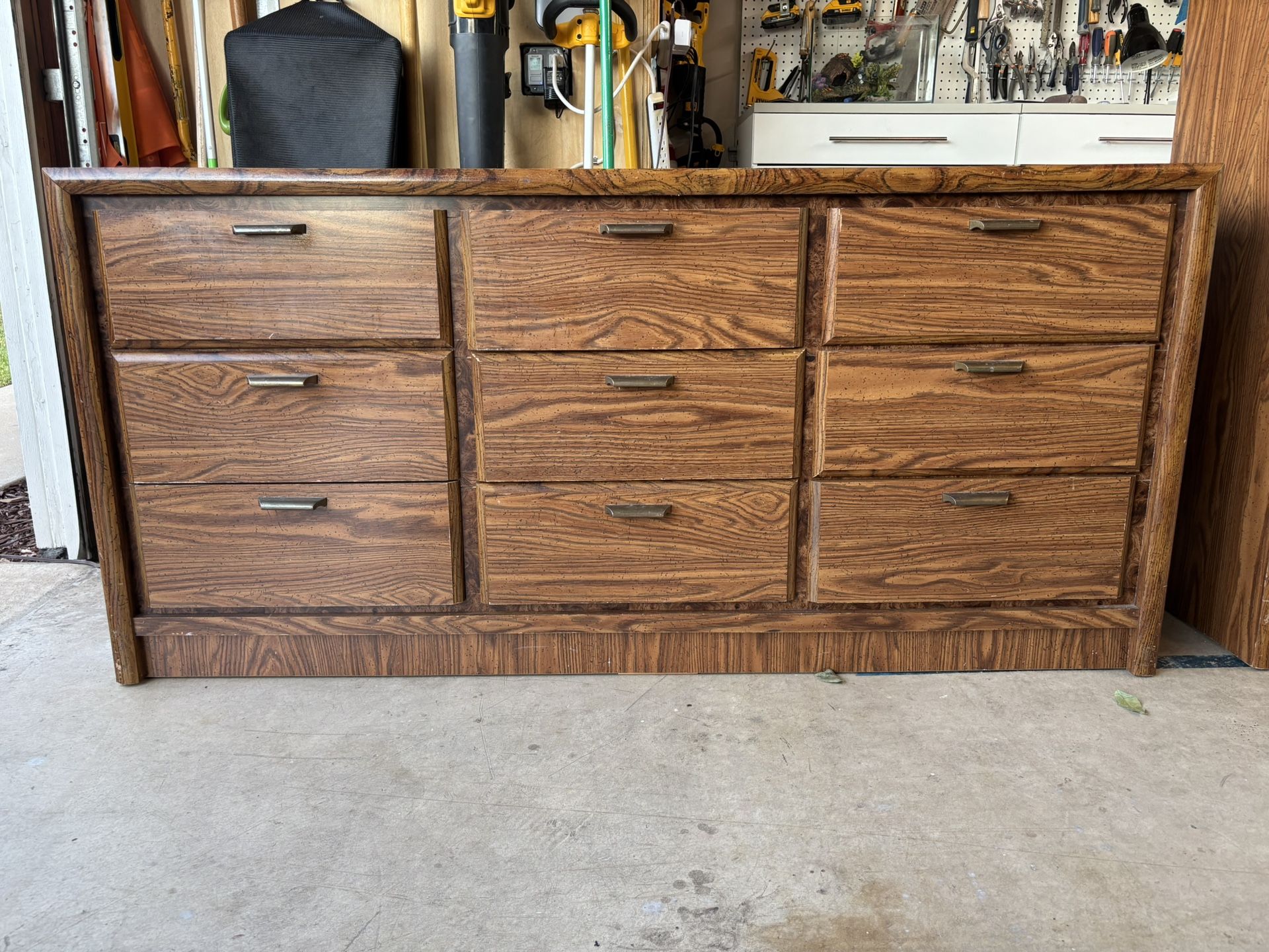 Matching Wood Dresser Set