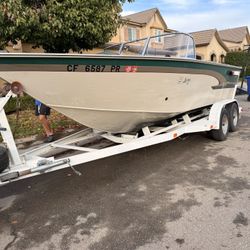 19 Foot Aluminum Fishing Boat 