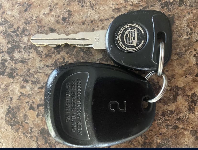 Cadillac Key with Remote Fob Alarm