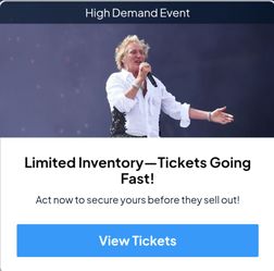 Rod Stewart at the Hollywood Bowl June 10