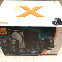 NEW LOGITECH 5.1 MEDIA SURROUND SPEAKER SYSTEM