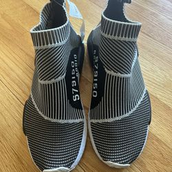 New Adidas NMD City Sock 1 Primeknit White/Black S79150 Size 7
