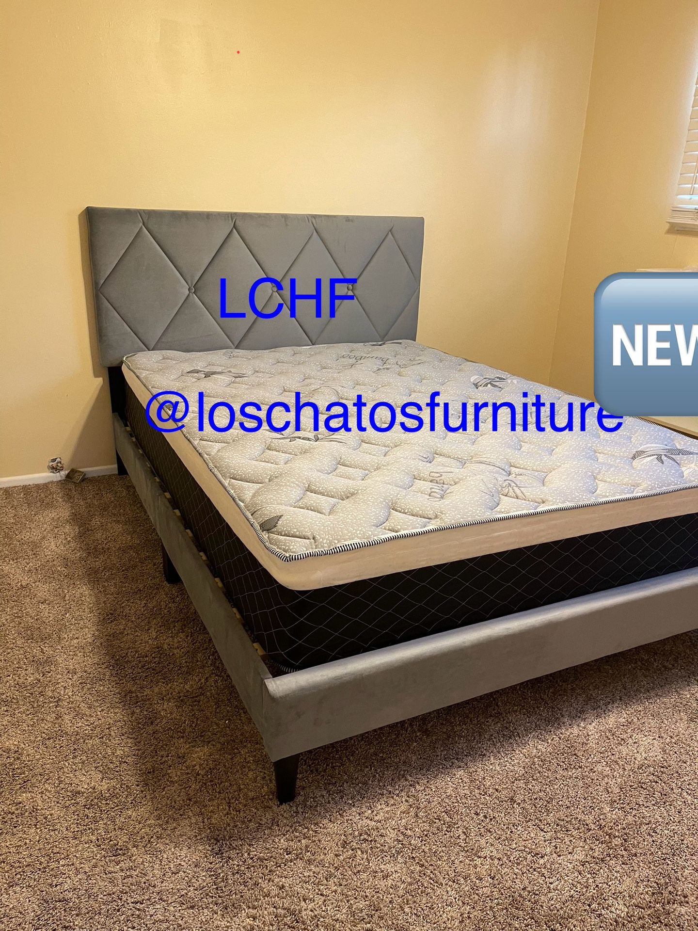 Full Size Bed Frame With Mattress
