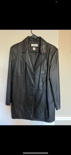 Women’s Preston & York Leather Jacket Size PL