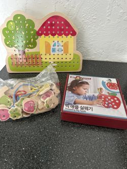 Montessori Threading Toys