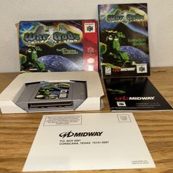 War Gods Nintendo 64 N64 CIB Complete With Manual & Poster