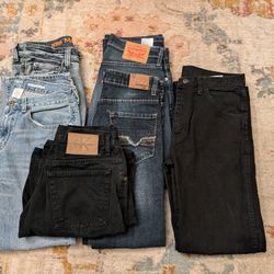 Men's 30x30 Jeans(5pair) And Shorts(1pair)