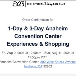 2024 D23 Ticket