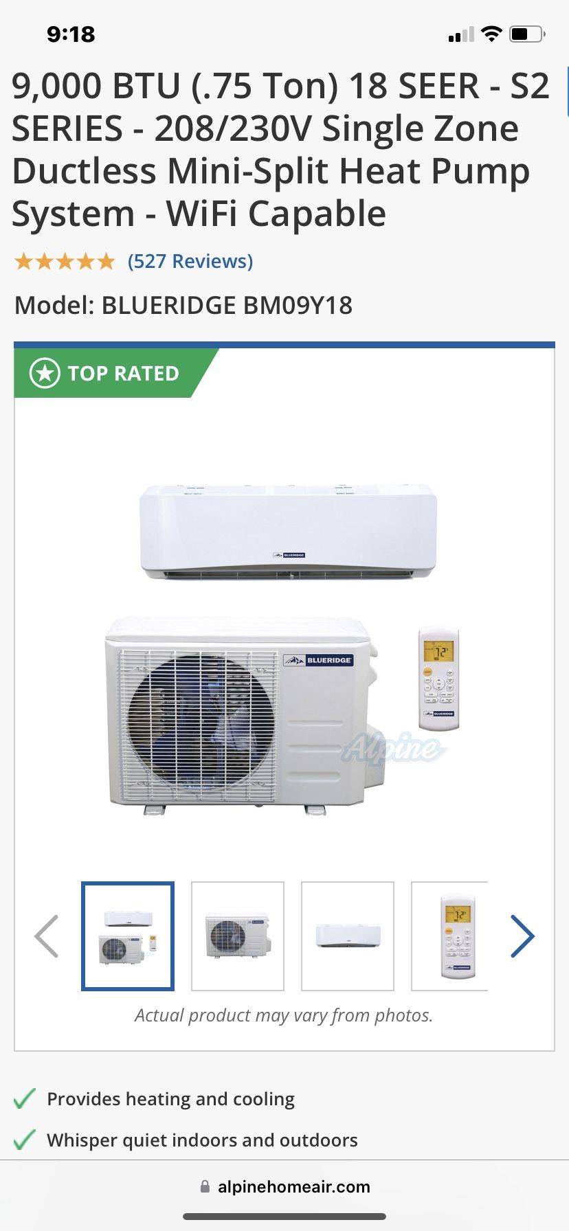 Heater And Air Conditioning mini Split