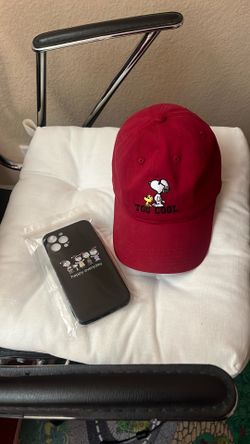 Snoopy iPhone 15 pro max and hat