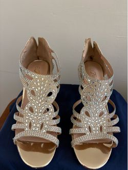 Sparkly Gold Dance Shoes