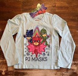 NEW PJ Masks Girls Long Sleeve Shirt 3T NWT