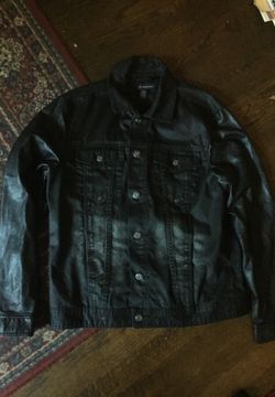 INC International Concepts Denim Jean Jacket Size Medium M