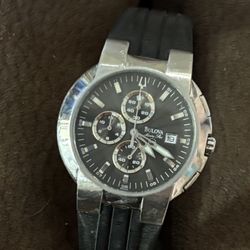  Bulova Marine Star Chronograph Calendar Watch