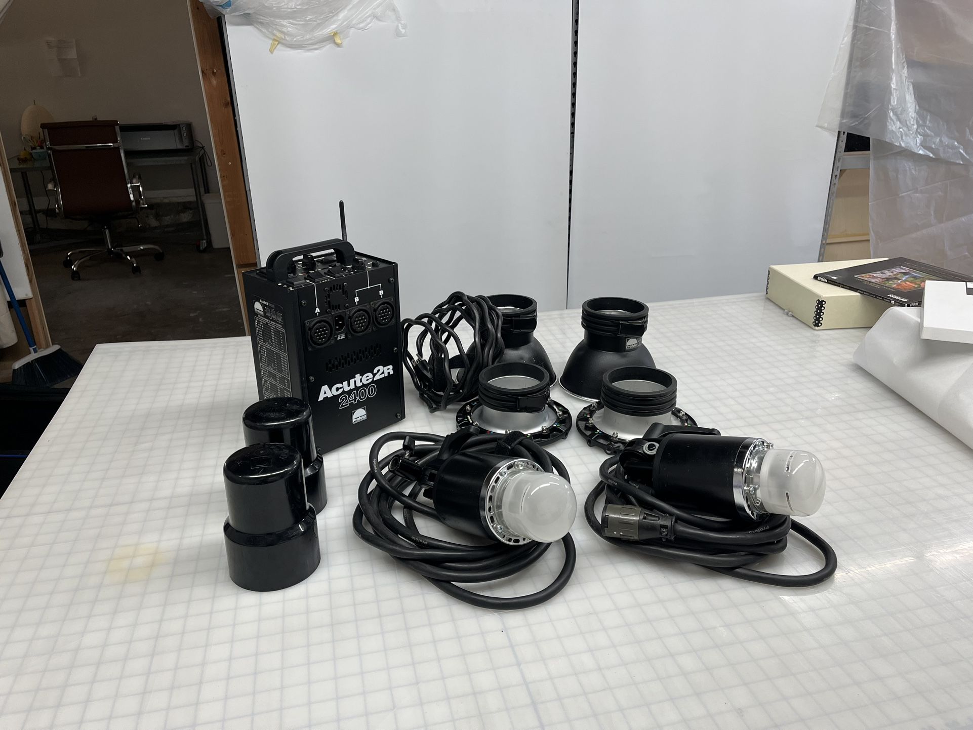 Profoto Acute 2R 2400 Power Pack, Two Heads And More