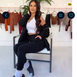 Women’s joggers (black And Grey)