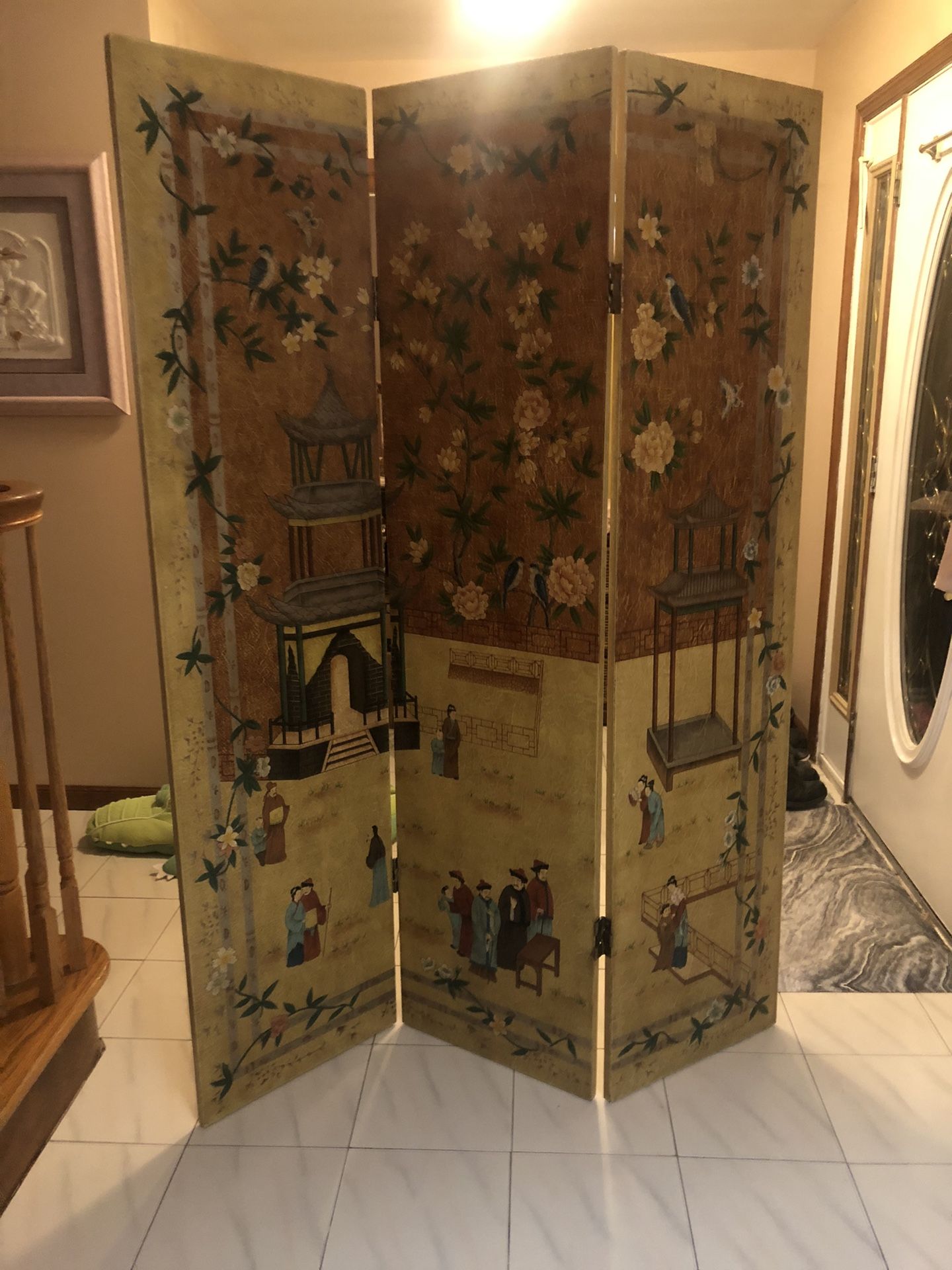 3 Chinese Panel Room Divider