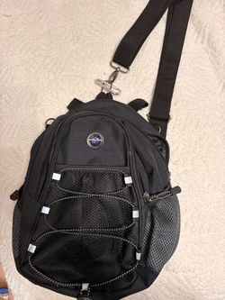 Universal Studios Backpack Black Travel Bag Small 14”x11” Multi Pocket