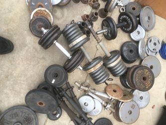 Dumbbells adjustable any size 35lb to 60lb