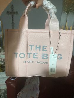 Pink tote bag