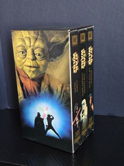 Star Wars Trilogy (VHS, 2000, 3-Tape Set) Digitally THX Mastered Trilogy