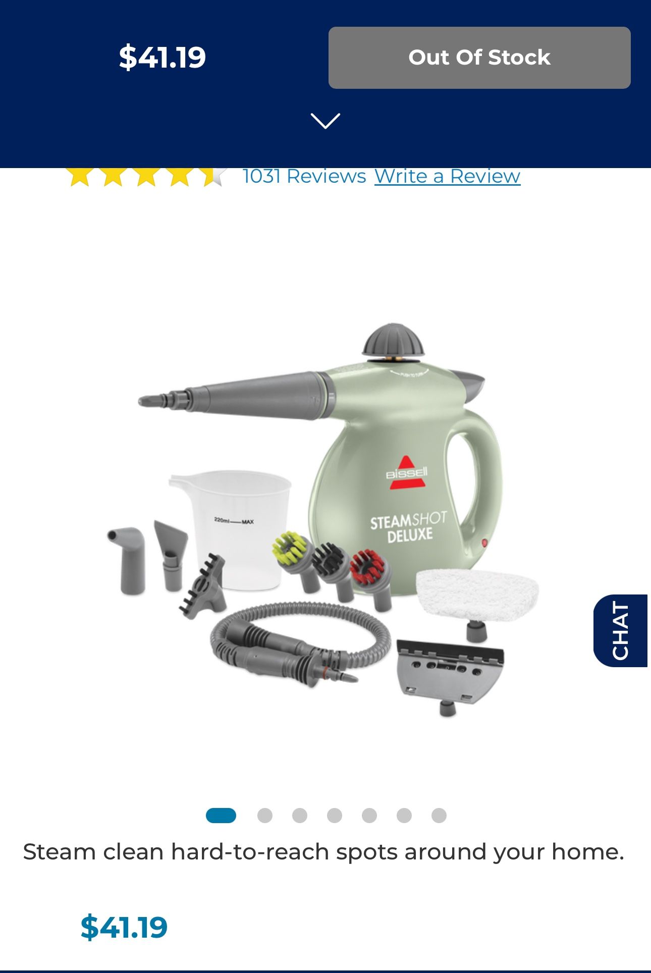 Bissell Steam Shot Delux
