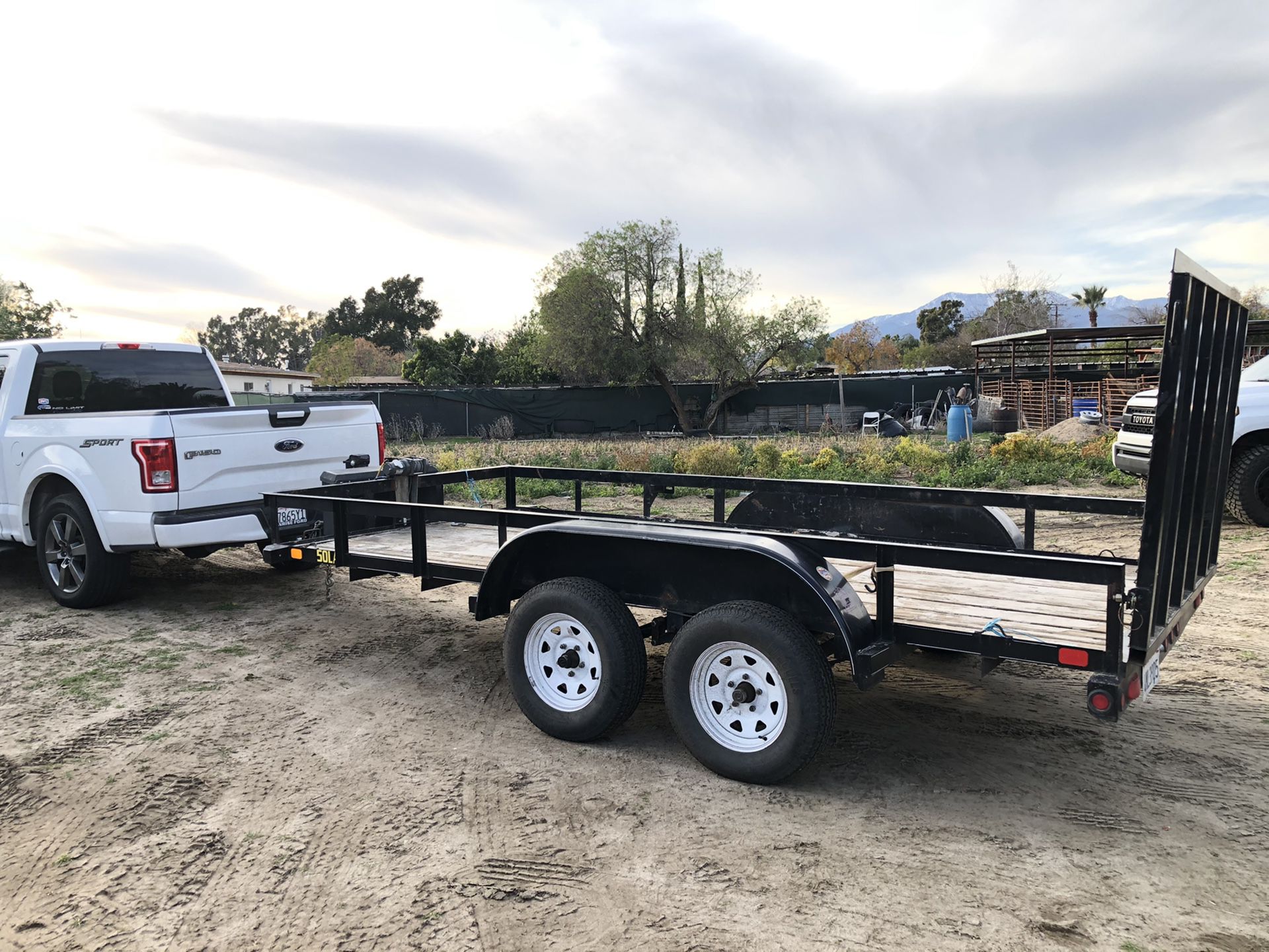 2012 Big Tex Trailer 14ft with Winch