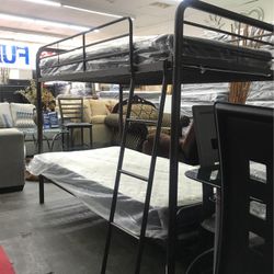Bunk Bed + 2 Mattress 