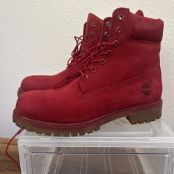 Timberlands Red Size 9.5 Men’s