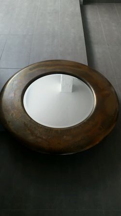 Anthropologie round wall mirror
